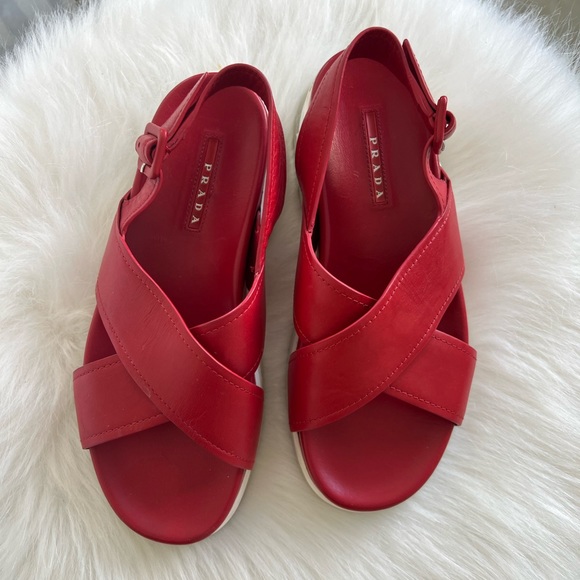 PRADA CHUNKY SANDALS - Picture 6 of 10